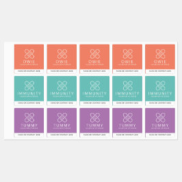 Bandaid RX Essential Oil Roller Flessenlabels Labels