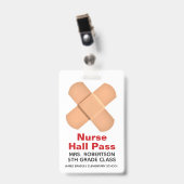 Bandaidschool Zurse Hall Pass Badge (Voorzijde met clip)