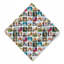 Bandana 12 Photo Collage Rond