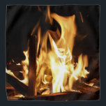 Bandana A travers les flammes<br><div class="desc">Un feu de jardin d'été.</div>