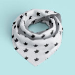 Bandana Adorable Motif de chats<br><div class="desc">Adorable chats noir et blanc sans couture design motif parfait pour la dame de chat dans votre vie.</div>