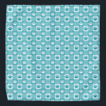 Bandana Amusants En vichy Turquoises avec Empreintes de pa<br><div class="desc">Achetez-le pour vous-même ou dorlotez votre animal de compagnie avec ce en vichy turquoise mignon et amusant avec des pattes à motif bandana!</div>