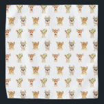 BANDANA ANIMAUX DE FÊTE<br><div class="desc">MOTIF ANIMAL DE FÊTE DE LA CONCEPTION GRAPHIQUE D'AFFAIRES MONKEY.</div>