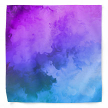 arrière - plan d'aquarelle de fumée bleu cyan viol