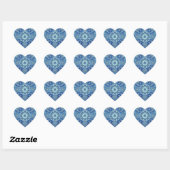 Bandana Bandana Country Heart Sticker (Feuille)