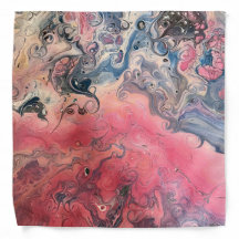 Bandanna rose et bleue