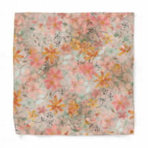 Belle Pêche été Poche Floral Poche mouchoir