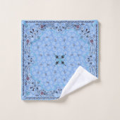 Bandana Bleue Paisley Ouest (Gant de toilette)