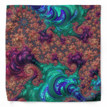 Boho Super Joyau coloré Tonage Abstrait Fractal