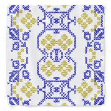 broderie croix folkloriques aux couleurs ukrainien