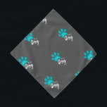 Bandana Chien personnalisable Citation amusante Animal de<br><div class="desc">vêtement de chien,  animal de compagnie Bandana,  vêtement de chien,  Bandana pour chien,  pour chat,  foncé,  fuchsia,  chien heureux,  phrase mignonne pour les chiens,  animal,  os</div>