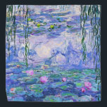 Bandana Claude Monet Water Lilie L'Art Impressionniste Fra<br><div class="desc">Claude Monet Water Lilies Art French Impressionist Water Lilies (ou Nympheas) est une série d'environ 250 peintures à l'huile de l'impressionniste français Claude Monet. Les peintures représentent le jardin fleuri de Monet à Giverny.</div>