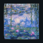 Bandana Claude Monet Water Lys Vintage Floral HD Art<br><div class="desc">Claude Monet Water Lilies Vintage Floral HD Art Bandana & Handkerchief.
Water Lys peinture de Claude Monet. Peint entre 1916 et 1919.</div>