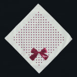 Bandana Coeurs Bourgogne & Bow Nom de l'animal de compagni<br><div class="desc">Une belle teinte de vert, officiellement nommée licence poétique. J'ai utilisé une licence poétique et ajouté des coeurs bordeaux, fini avec une ceinture merlot bordeaux... et personnalisé avec le nom de votre animal. Vous pouvez modifier la couleur de l'Arrière - plan et le style, la taille et la couleur du...</div>