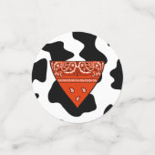 Bandana Cowboy Party Confetti Table Decor (Petit recto)