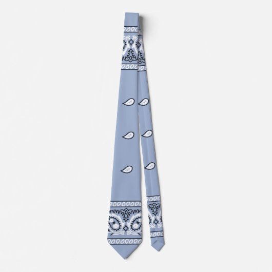 Bandana Cravate bleu clair (Devant)