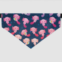 Bandana d'animaux rouges Empreintes de pattes rose