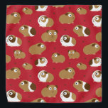 Bandana de cochons de Guinée mignon<br><div class="desc">Cochons d'Inde mignons.</div>