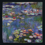 Bandana Etang Lily, Monet<br><div class="desc">Oscar-Claude Monet (14 novembre 1840 - 5 décembre 1926) était un peintre français, un fondateur de la peinture impressionniste française et le praticien le plus constant et le plus prolifique de la philosophie du mouvement d'exprimer ses perceptions avant la nature, surtout en ce qui concerne la peinture en plein air...</div>