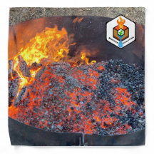 Feu en Biochar
