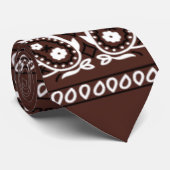 Bandana Fudge Brown Stropdas (Opgerold)