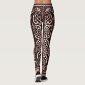 Bandana Fudge Leggings Brown (Dos)