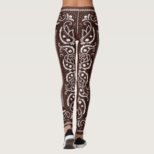 Bandana Fudge Leggings Brown (Dos)