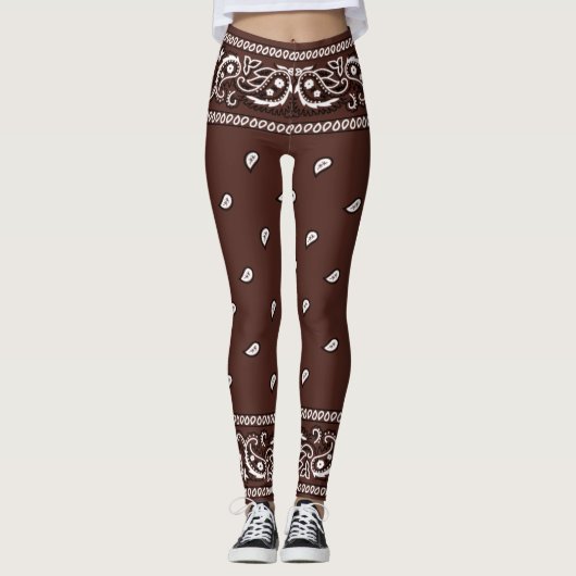 Bandana Fudge Leggings Brown (Devant)