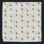 Bandana Ginko<br><div class="desc">Feuilles Ginko,  peut être customisé ! Pensez à ajuster la couleur arrière - plan à votre goût.</div>