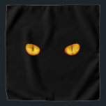 Bandana Il vous voit Chat Noir<br><div class="desc">Des yeux d'or percés sont tout ce que vous pouvez voir d'un chat noir.</div>
