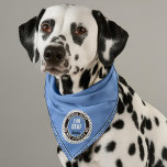 Bandana I'm Deaf Pet Médicale Alert Nom personnalisé Blue<br><div class="desc">Ce bandana très visible et coloré pour les chiens et les animaux de compagnie sourds comporte une bordure de mignons empreintes de pattes et "l'alerte médicale" "ne me surprenez pas" texte. Le texte supplémentaire est personnalisable avec votre nom d'animal de compagnie et votre souci médical et vous donnera la tranquillité...</div>