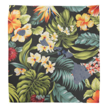 Impression hawaïenne et florale Hawai State Bandan