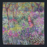 Bandana Jardin de l'artiste à Giverny par Claude Monet<br><div class="desc">Jardin de l'artiste à Givernyby Claude Monet</div>