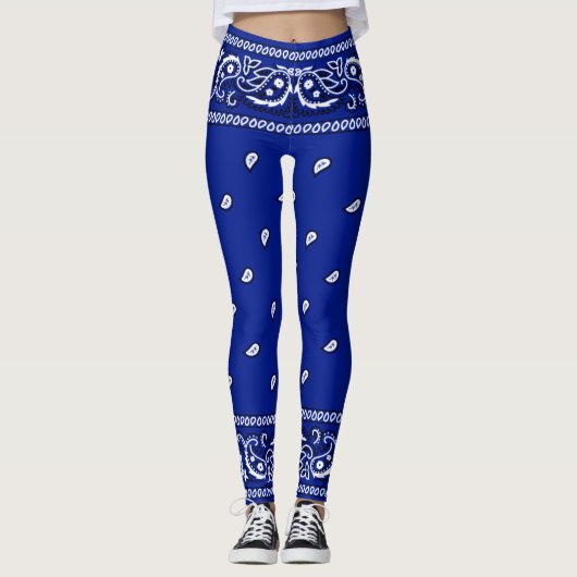 Bandana L.A. Blue Leggings (Voorkant)