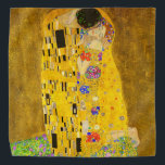 Bandana Le célèbre tableau de Gustav Klimt, The Kiss.<br><div class="desc">Le célèbre tableau de Gustav Klimt,  The Kiss. Bandana. Célèbre peinture de Gustav Klimt.</div>