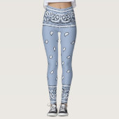 Bandana Léger Leggings Bleus (Devant)