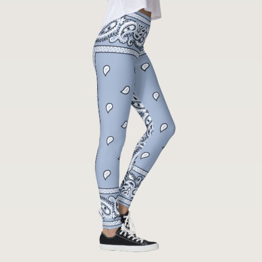 Bandana Léger Leggings Bleus (Droite)