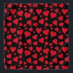 Bandana Les Coeurs rouges du Motif noir<br><div class="desc">Montrez à votre animal de compagnie beaucoup d'amour avec ce Bandana Motif d'Art Cute Red Hearts Black Pet. Il est conçu avec un arrière - plan noir et vous pouvez customiser à la couleur préférée de votre animal de compagnie. Vous pouvez habiller votre chien ou votre chat avec le bandana...</div>