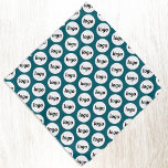 Bandana Logo Motif Business Promotion Turquoise Vert<br><div class="desc">Ajoutez votre propre logo à ce simple motif de carrelage pour un produit promotionnel pour votre entreprise. Portez-les vous-même, donnez-les à votre chien, à votre personnel et à vos employés dans le cadre de leur uniforme, ou à vos clients, clients et animaux de compagnie. Idéal pour les salons professionnels et...</div>