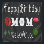 Bandana Meilleur Maman Birthday Design Halstuch<br><div class="desc">Wonderful cute birthday design for your lovely mama</div>