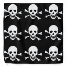 bandana met schedel en kruisbeenderen