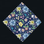 Bandana Modèle floral coloré<br><div class="desc">Fleurs douces et colorées design motif.</div>