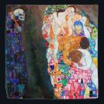 Bandana Mort et vie, Gustav Klimt<br><div class="desc">Gustav Klimt (14 juillet 1862 - 6 février 1918) était un peintre symboliste autrichien et l'un des membres les plus importants du mouvement de sécession de Vienne. Klimt est réputé pour ses peintures, ses peintures murales, ses croquis et autres objets d'art. En plus de ses oeuvres figuratives, qui comprennent des...</div>