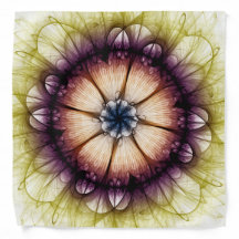 Motif énigmatique mystique floral