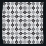 Bandana Motif Jacquard blanc<br><div class="desc">Motif Jacquard blanc simple et élégant.</div>