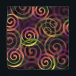 Bandana Motif Rainbow Spirales moderne<br><div class="desc">Art numérique</div>