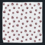 Bandana Motif rose Gold Parties scintillant Empreintes de<br><div class="desc">Montrez combien vous aimez les animaux avec ce mignon bandana à motif empreinte de patte à parties scintillant d'or rose. Parie que votre animal de compagnie aura l'air adorable le porter aussi!</div>