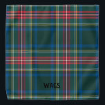 Bandana Noël Tartan Plaid Nom de l'animal de compagnie Cla<br><div class="desc">Tartan de vacances Plaid en vert, rouge, jaune, bleu, blanc avec nom personnalisé en noir. Facile à personnaliser le texte, la couleur du texte, la police. Grand accessoire de Noël pour N'IMPORTE QUEL animal de compagnie et animal de compagnie assorti. Préppy, Festif, Amusant. Mélangez et associez tout Tartan / Plaid...</div>