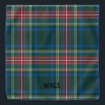 Bandana Noël Tartan Plaid Nom de l'animal de compagnie Cla<br><div class="desc">Tartan de vacances Plaid en vert, rouge, jaune, bleu, blanc avec nom personnalisé en noir. Facile à personnaliser le texte, la couleur du texte, la police. Grand accessoire de Noël pour N'IMPORTE QUEL animal de compagnie et animal de compagnie assorti. Préppy, Festif, Amusant. Mélangez et associez tout Tartan / Plaid...</div>
