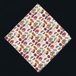 Bandana Nourriture Côtière Nouvelle-Angleterre Amérique du<br><div class="desc">Print présente une illustration originale d'un assortiment d'aliments classiques de la Nouvelle-Angleterre, dont des canneberges, de la tarte aux bleuets, du homard, un collier de fruits de mer, des beignes à cidre, une chaudette à palourdes, des palourdes, des bonbons à l'érable, un dîner bouilli, des haricots à la Boston, des...</div>